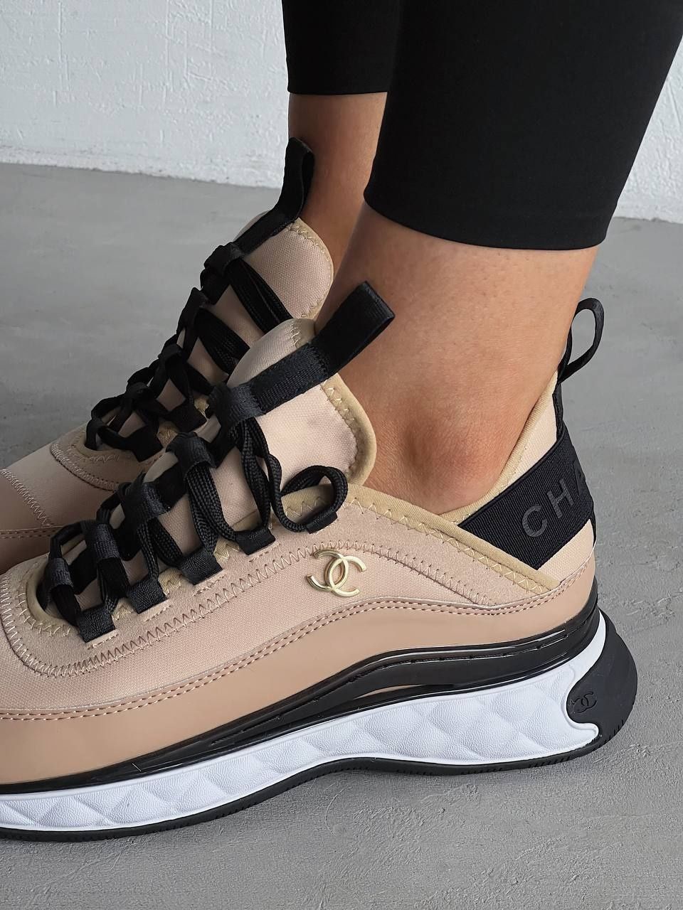 Жіночі кросівки Chanel Sneakers Beige, та інші кольори р36-40
