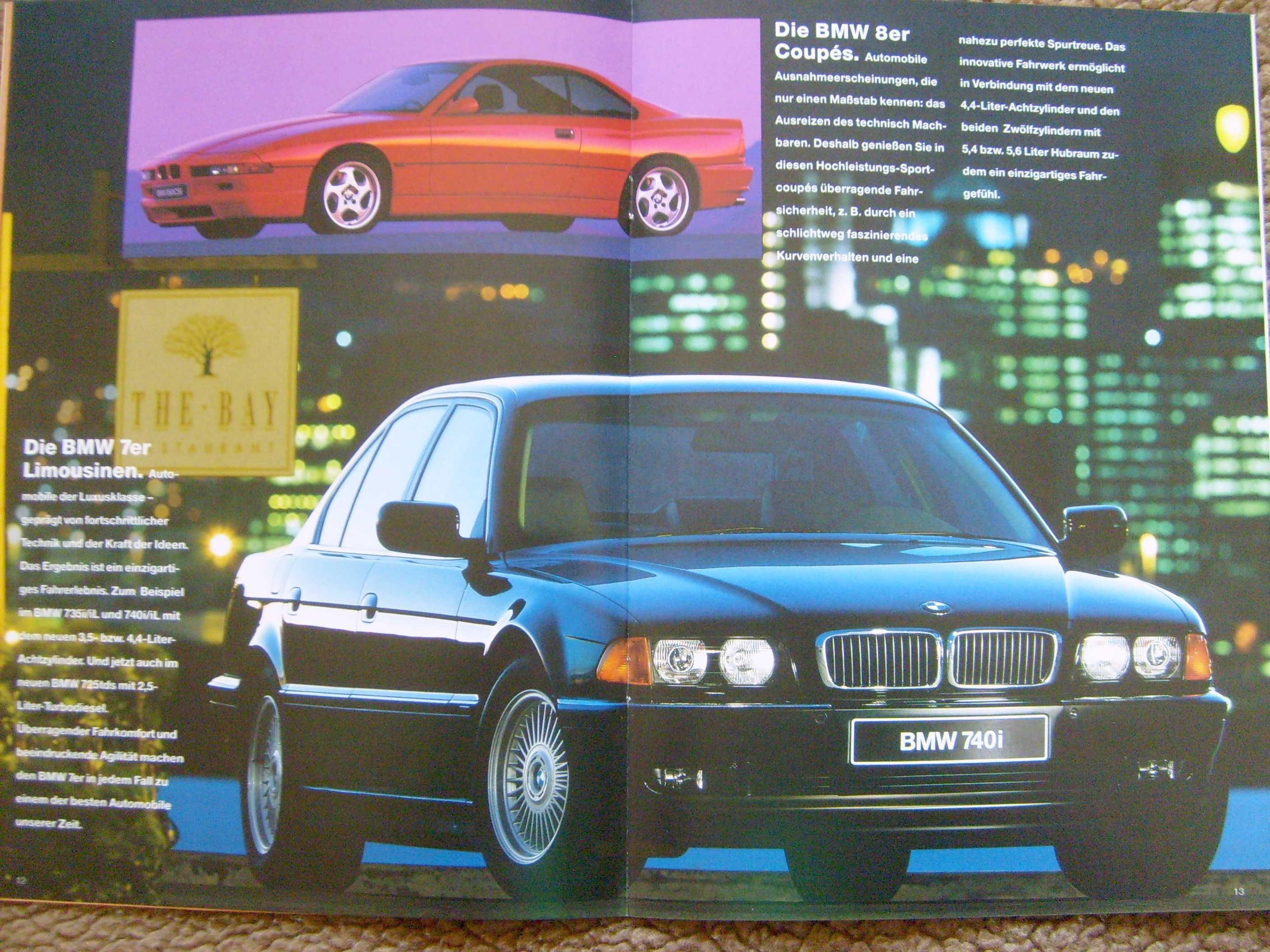 BMW Programm 1996 (1/96) * prospekt 24 strony, stan BDB * WYPRZEDAŻ !