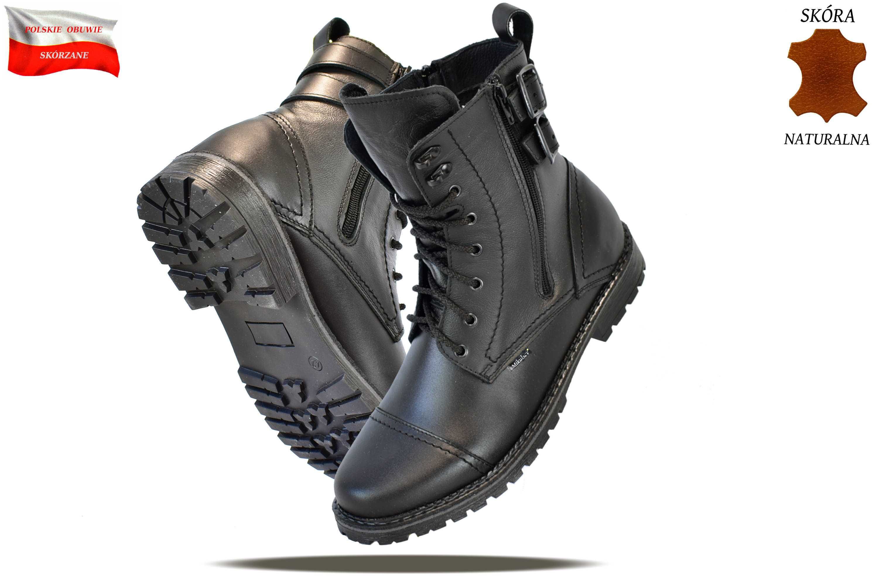 Buty Militarne Skóra Naturalna Produkt Polski