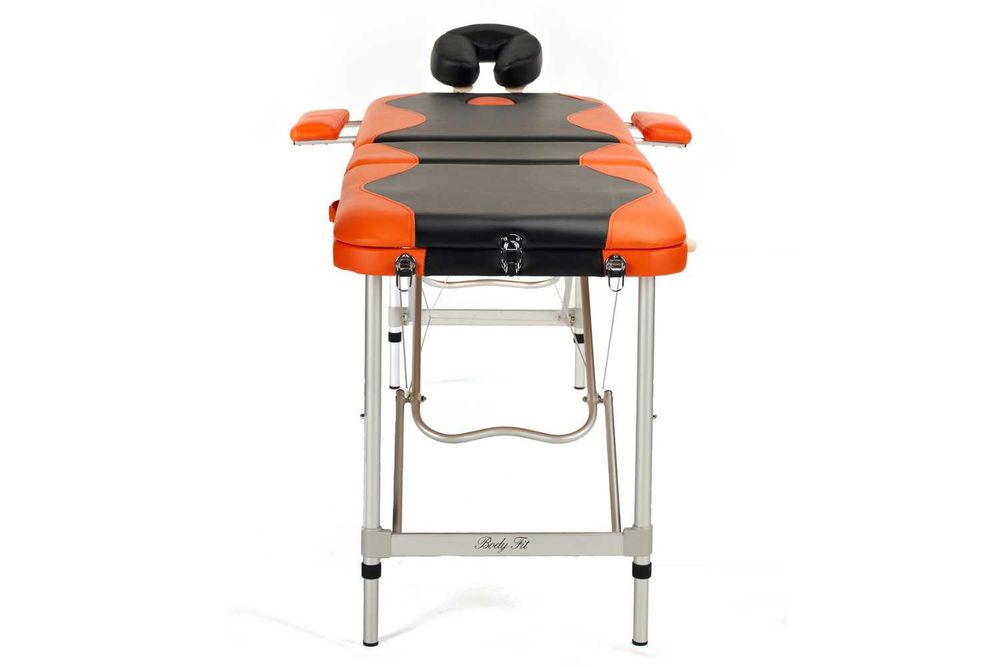 Stół do masażu aluminiowe dwukolorowe 3-segmentowe, wysyłka z magazynu