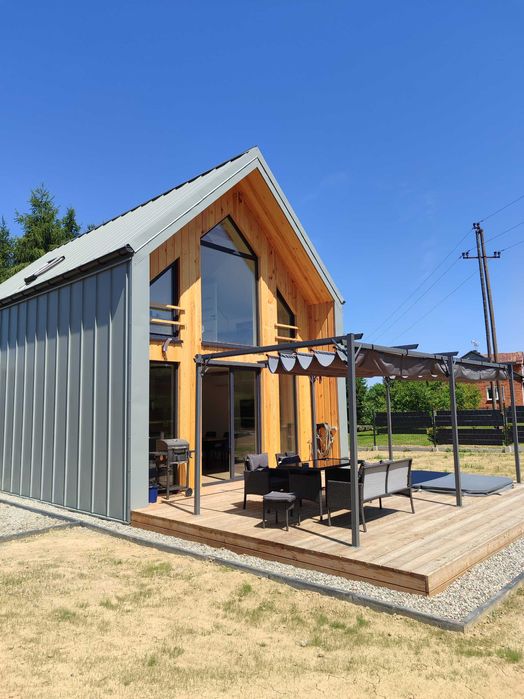 Dom szkieletowy na zgłoszenie 35m2, 50m2 nowoczesna stodoła