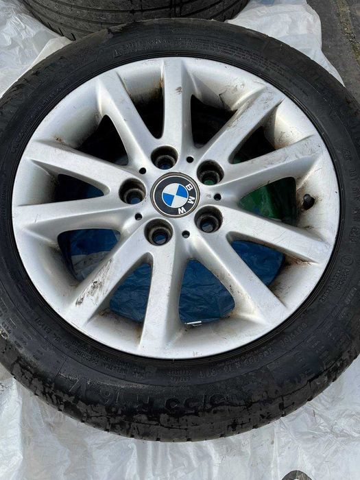 Felgi BMW Styling 136 16" 5x120 + opony Continental – E36 E46 E87 OE