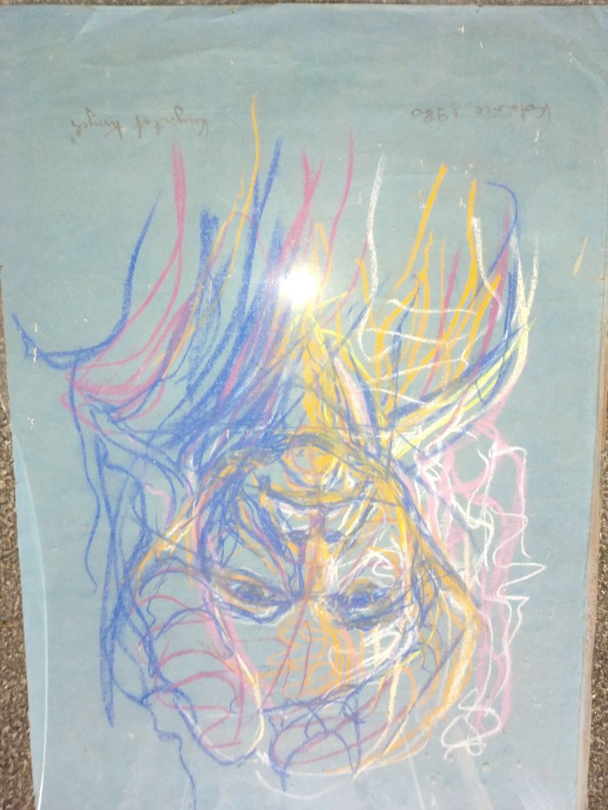 Krzych Krzysztof obraz grafika pastel