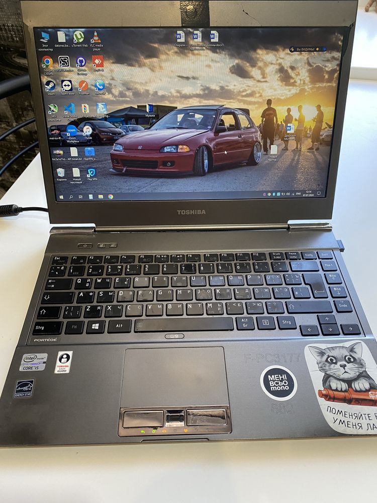 Ультрабук, ноутбук Toshiba z930 i5, ssd 120, ddr 4gb