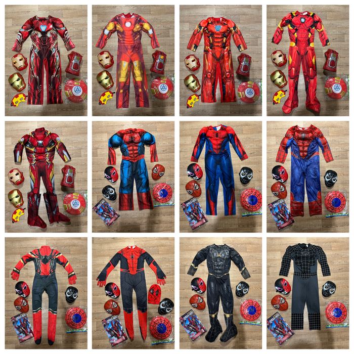 Костюм супергерой для мальчика на 7-8 лет 122-128 карнавальный