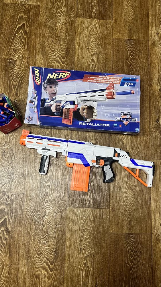 Nerf retaliator бластер трансформер