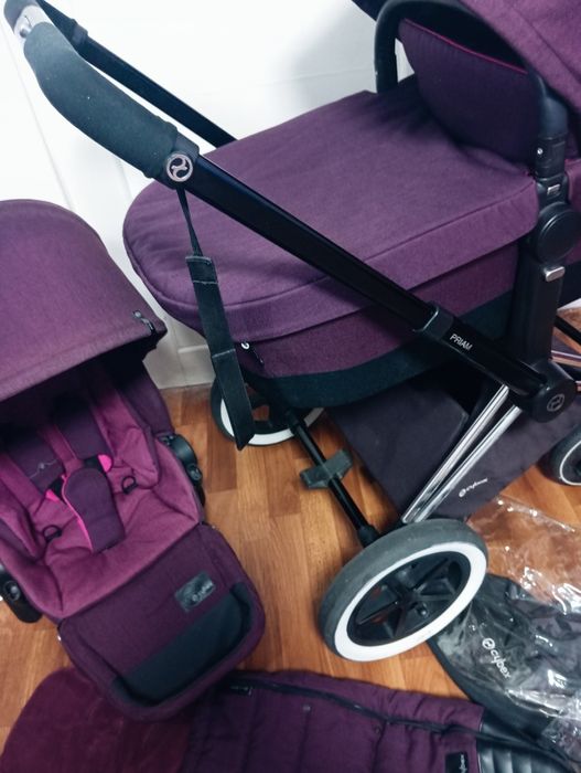 Только до завтра 10600!Коляска Cybex Priam 2в1 + аксессуары