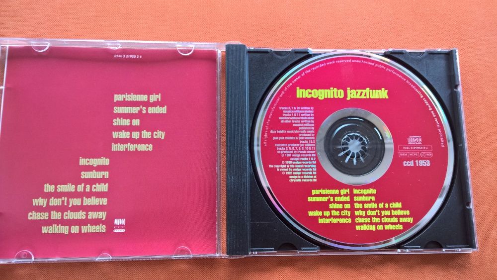 CD Incognito Jazz Funk