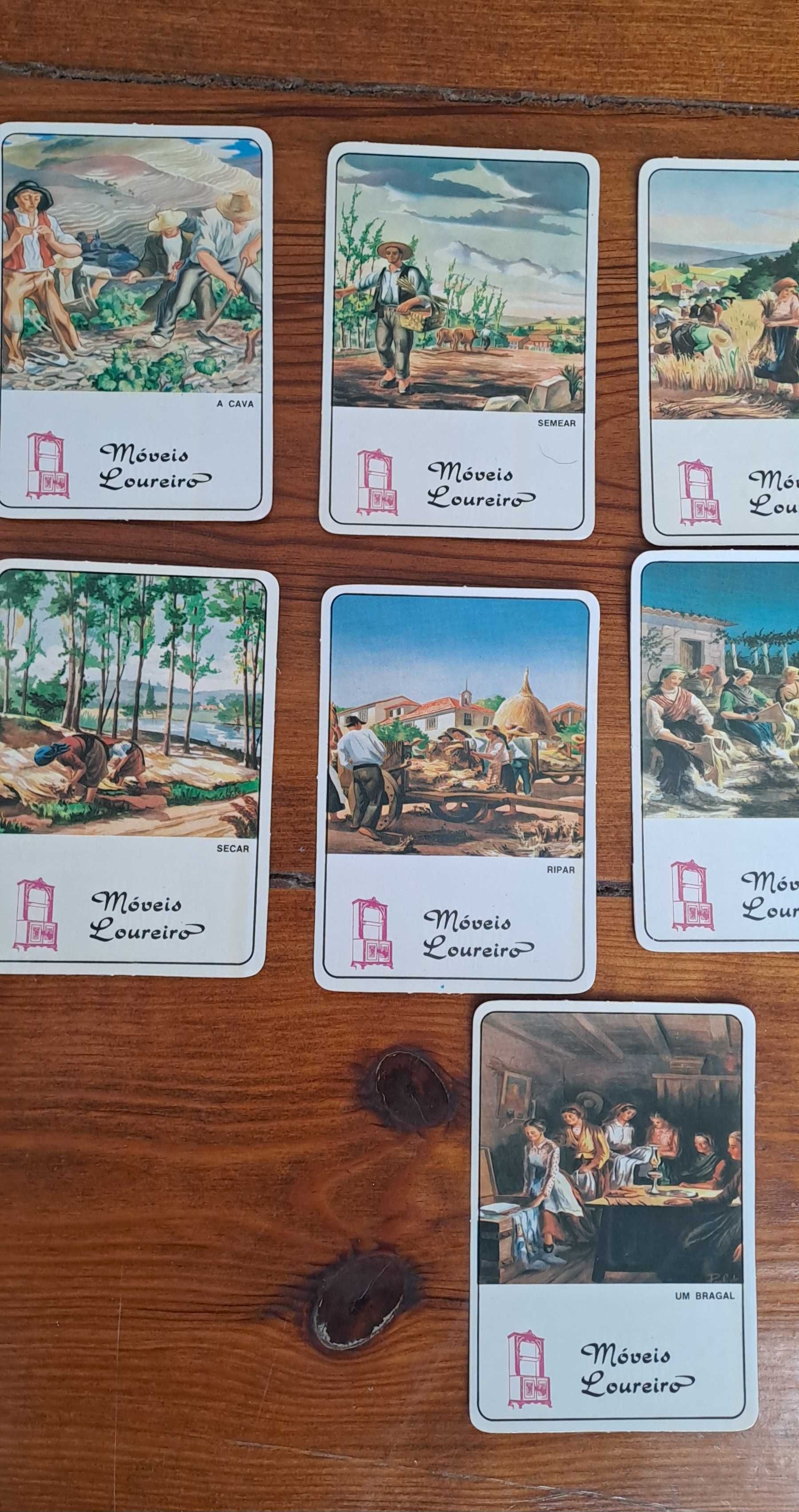 31 calendários várias coleções- 1987