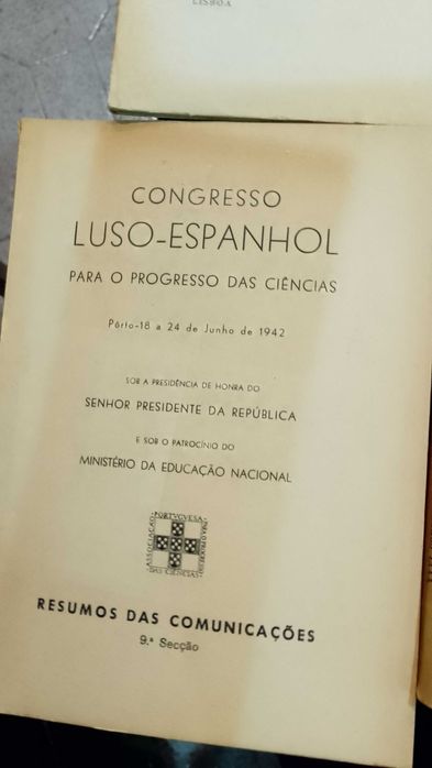 Congresso Luso-Espanhol para o progresso das Ciências 5 Exemplares