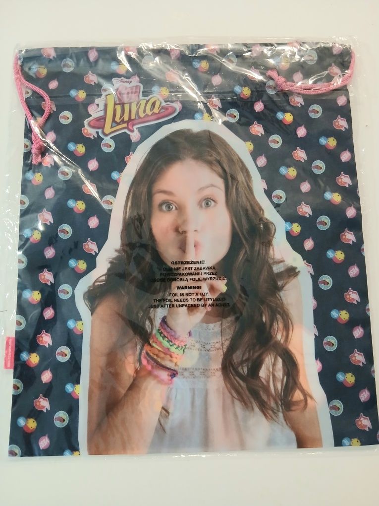 Nowy worek na kapcie Soy Luna Disney szkoła