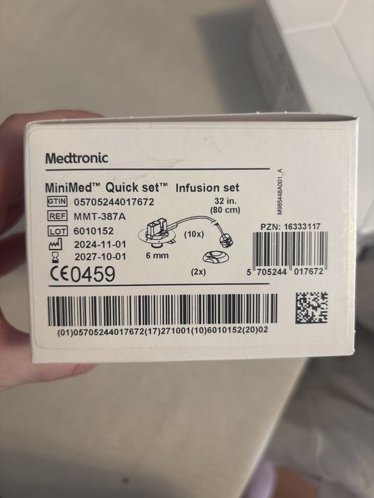 Wklucia medtronic minimed Quick-set