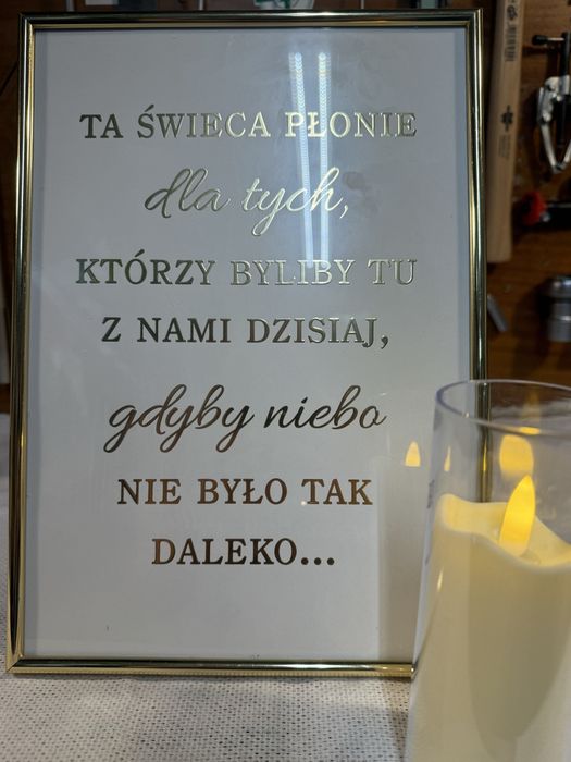Stand ślubny widiczny na zdjęciu