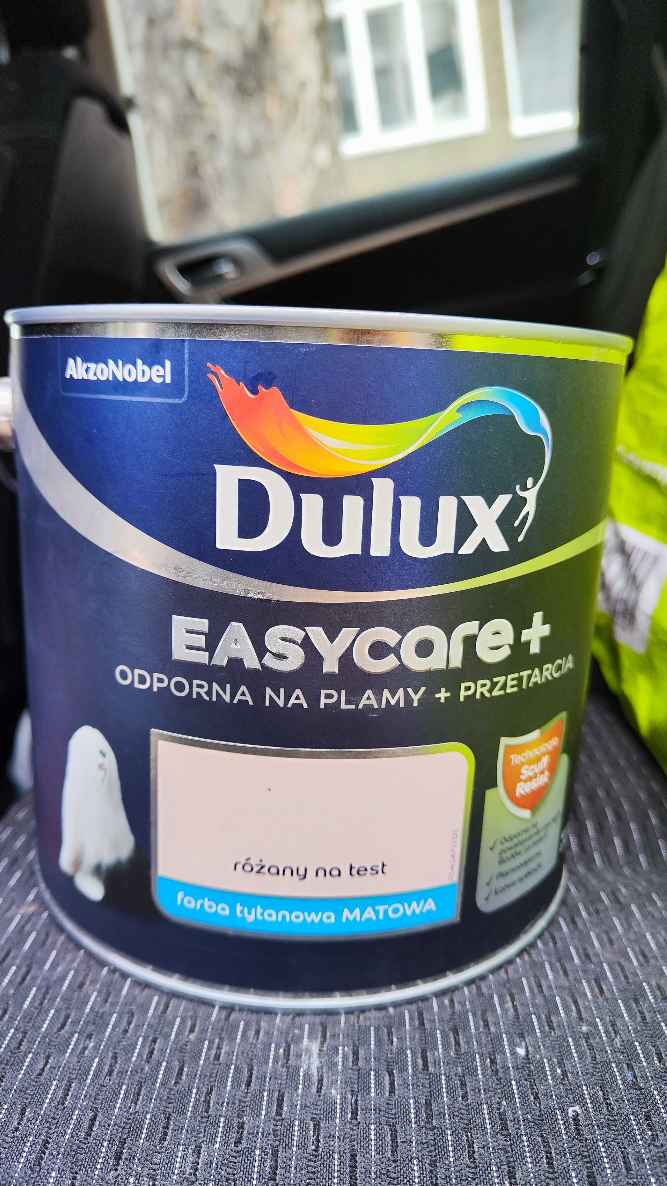 Farba Dulux Easycare + kolor różany na test