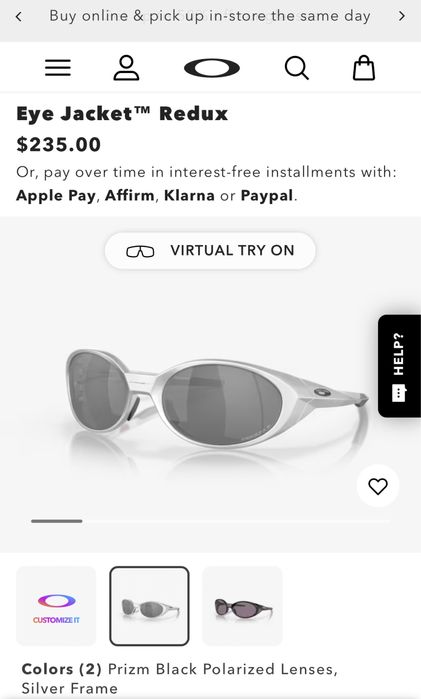 окуляри Oakley Eyejacket Redux оригінал