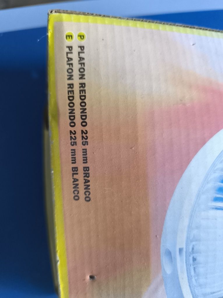 Plafond branco novo 225mm IP44