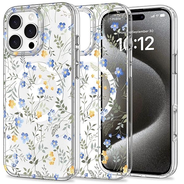 Tech-Protect Magmood Magsafe Iphone 16 Pro Spring Flowers