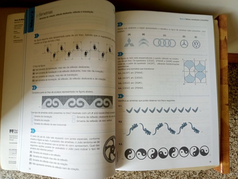 Livro de apoio matemática