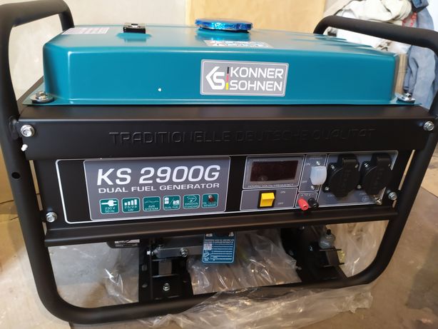 Генератор KS 2900G 2,5-2,9кВт, 230В газ/бензин