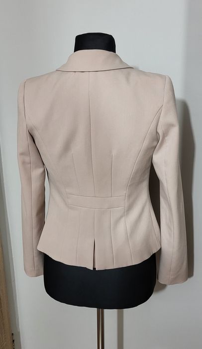 Elegancka marynarka, beżowa, guziki, pretty one, 36