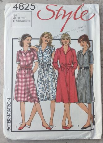 Style- Sewing Pattern: vários pac. Vintage, moldes Costura