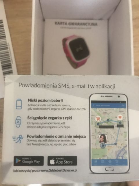 Zegarek GPS dla dzieci z funkcją telefonu różowy,telefon,dziecko
