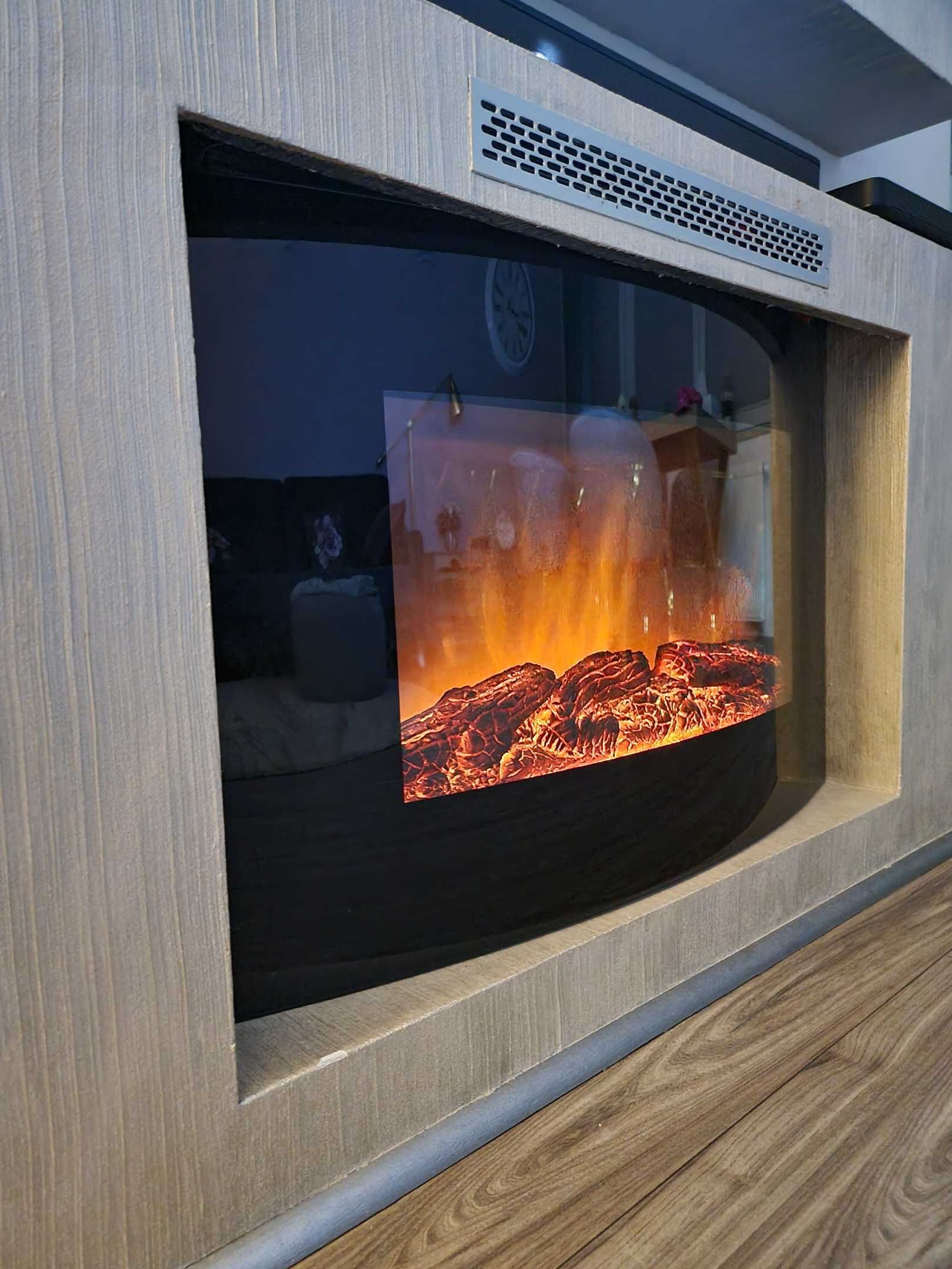 Kominek elektryczny 2 poziomy grzania 2000 W - stan super!