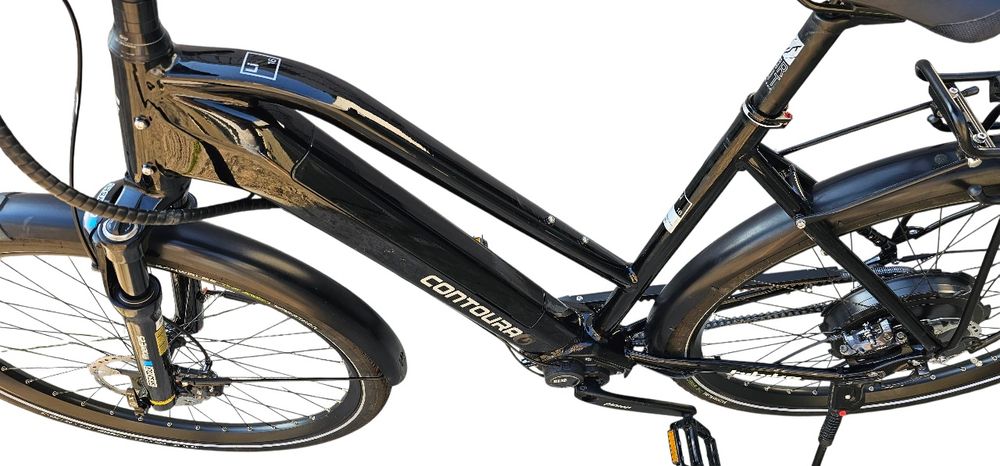 E-bike Contoura Li-16. Pinion 12./ Pasek. Carbon