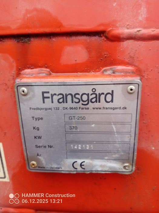 Równiarka pług na tuz do traktora niwelator obrotowy do śniegu