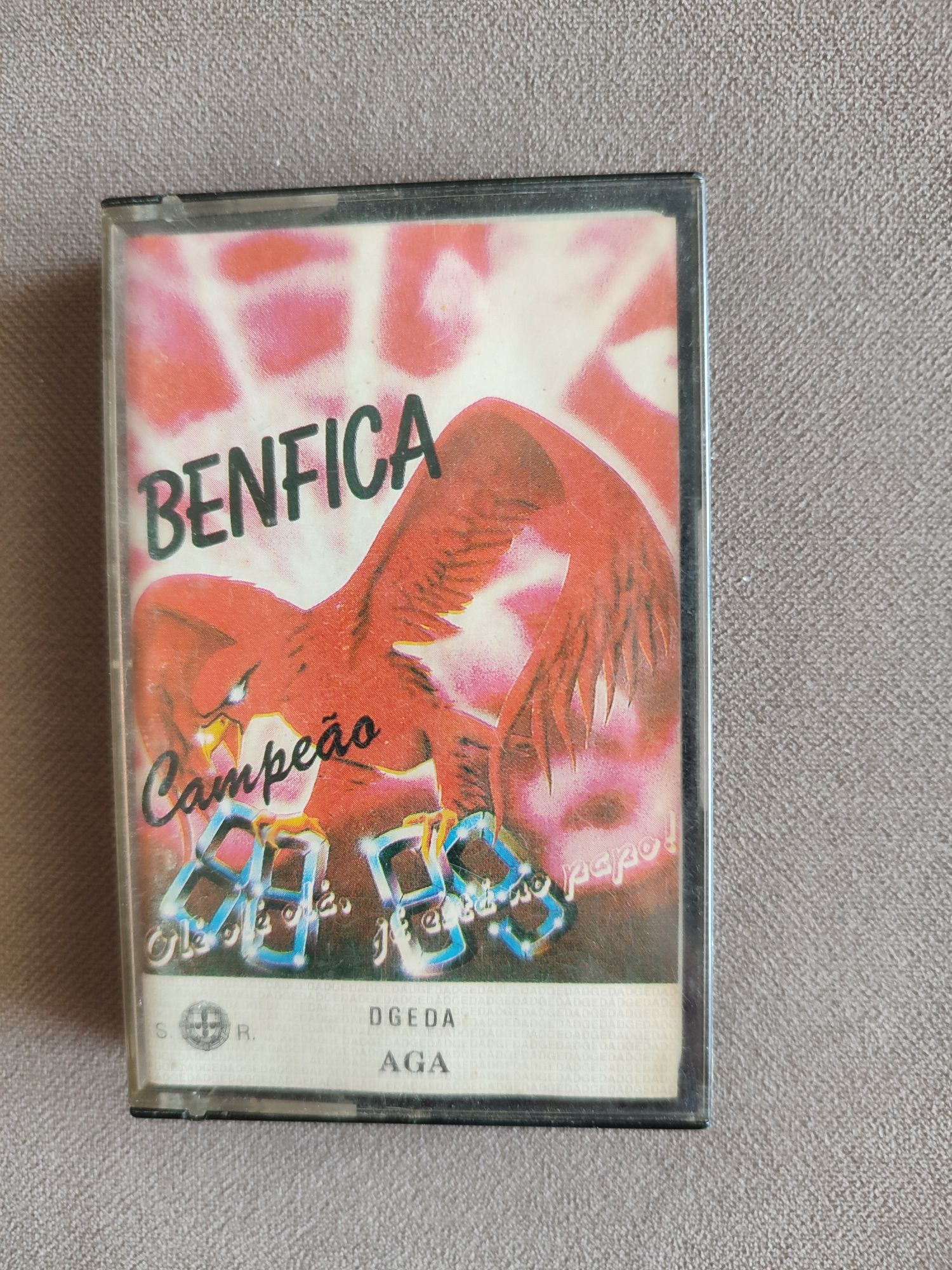 Cassete Benfica campeão 88/89