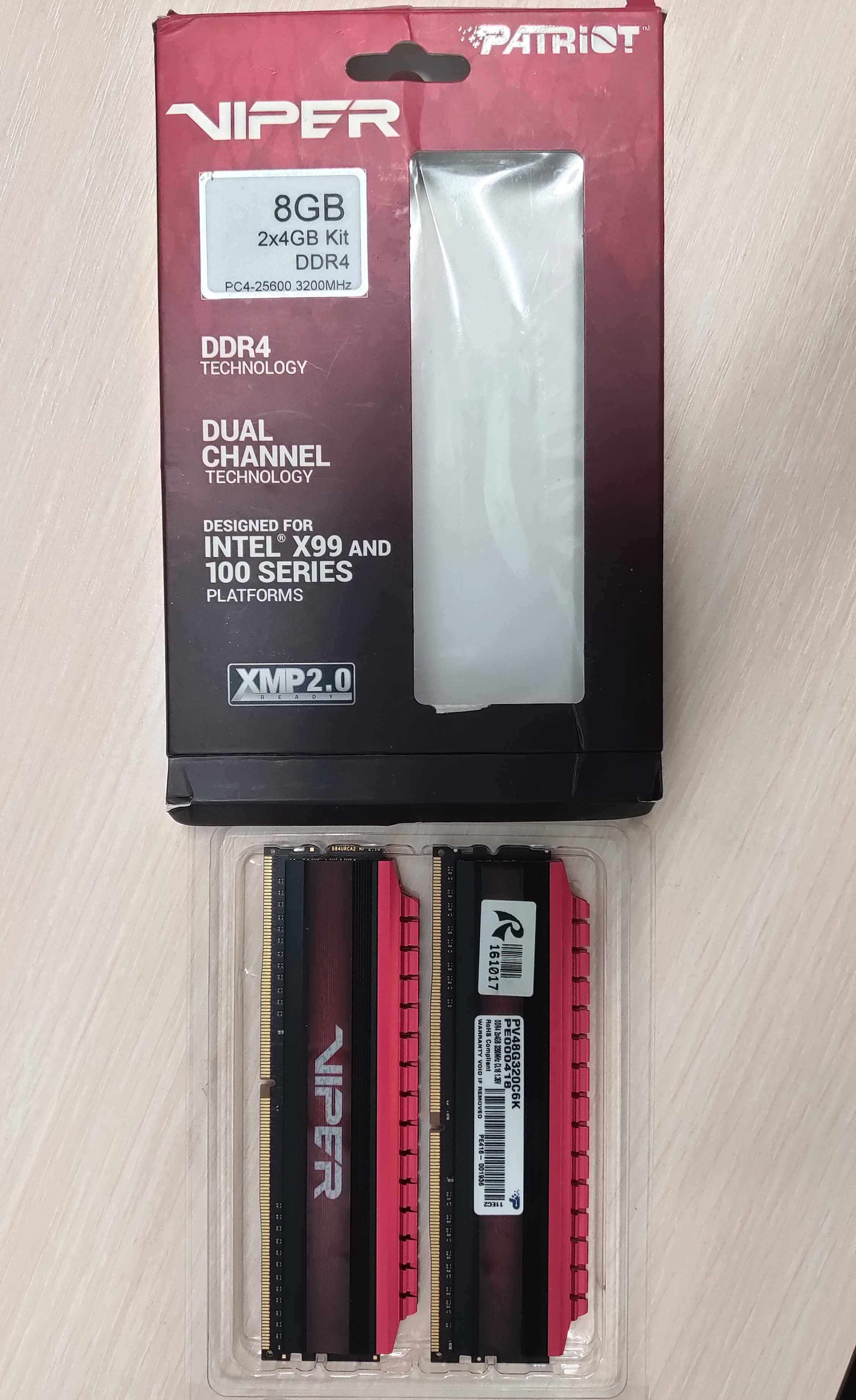 ОЗП DDR4 Patriot Viper