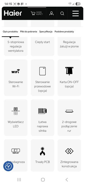 Klimatyzator ścienny Haier 2,5kW 3,5kW montaż fachowo krótkie terminy