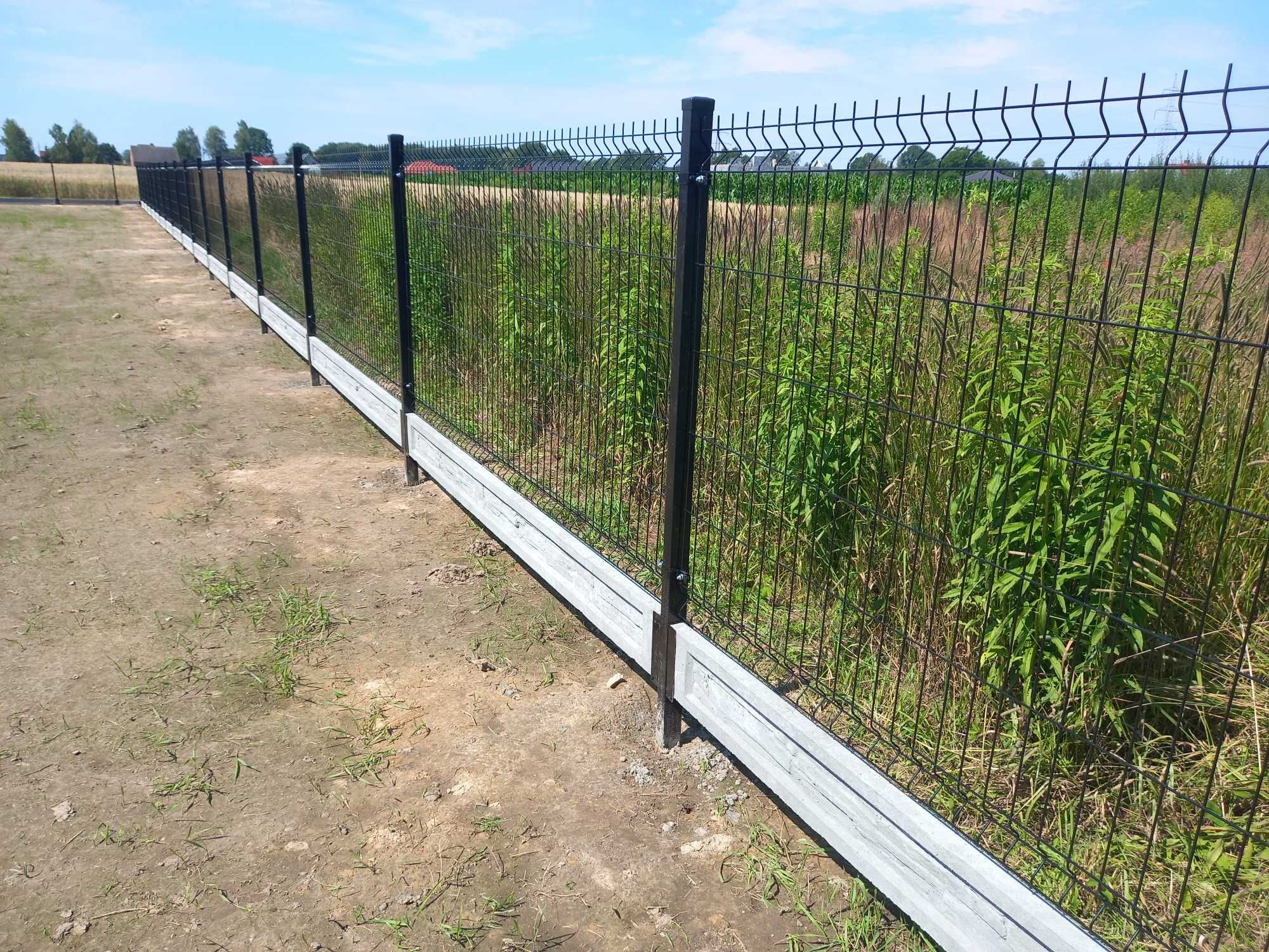 Podmurówka betonowa podmurówki ogrodzeniowe łączniki obejmy