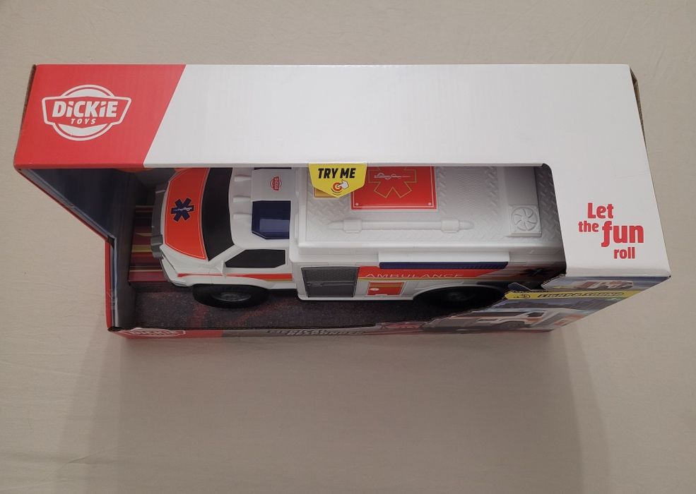 Veículo Dickie Action Series Ambulância 30 Cm