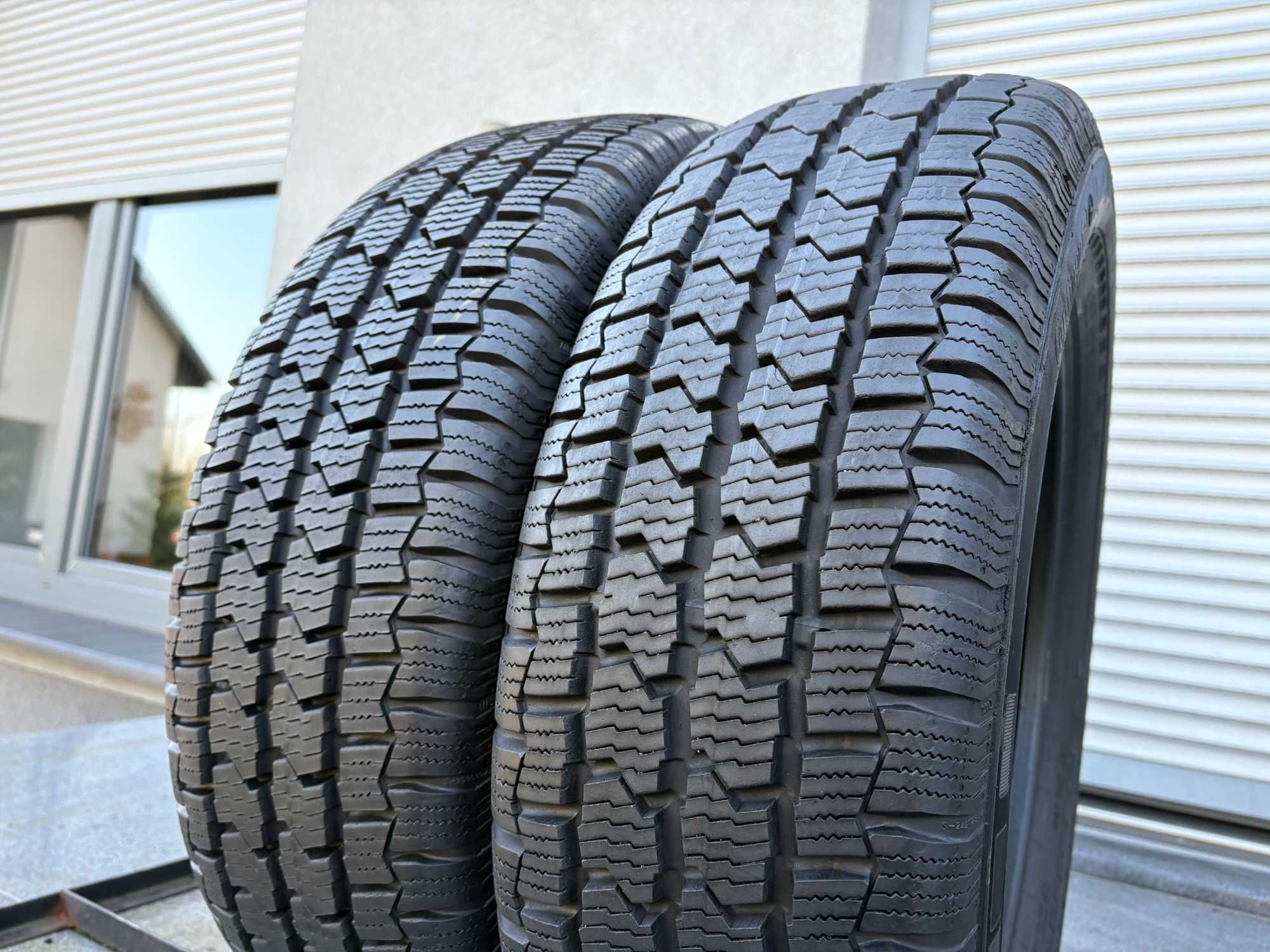 x2 całoroczne 205/65R16C Continental 8,8mm 2024r FV23% Jak nowe! 4S127