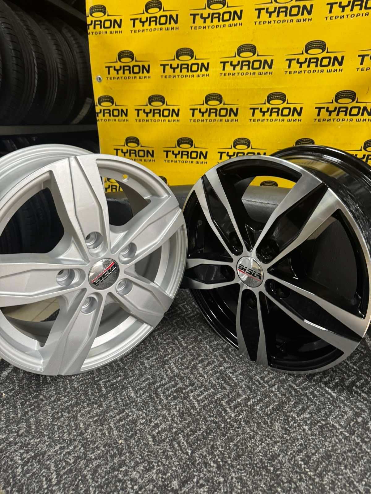 Нові титан. диски R15 5*130 6,5J ET60 DIA84.1 1250kg 528 BD  DISLA