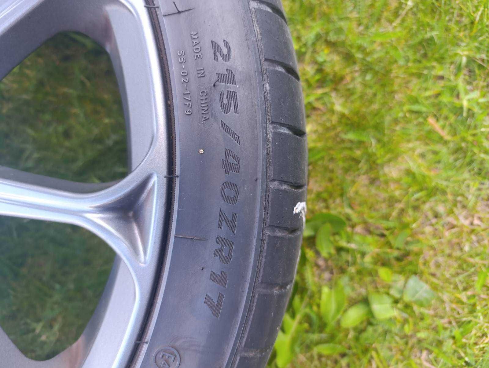 Sportowe Felgi z oponami 17 cali z Honda Jazz komplet 4 szt
