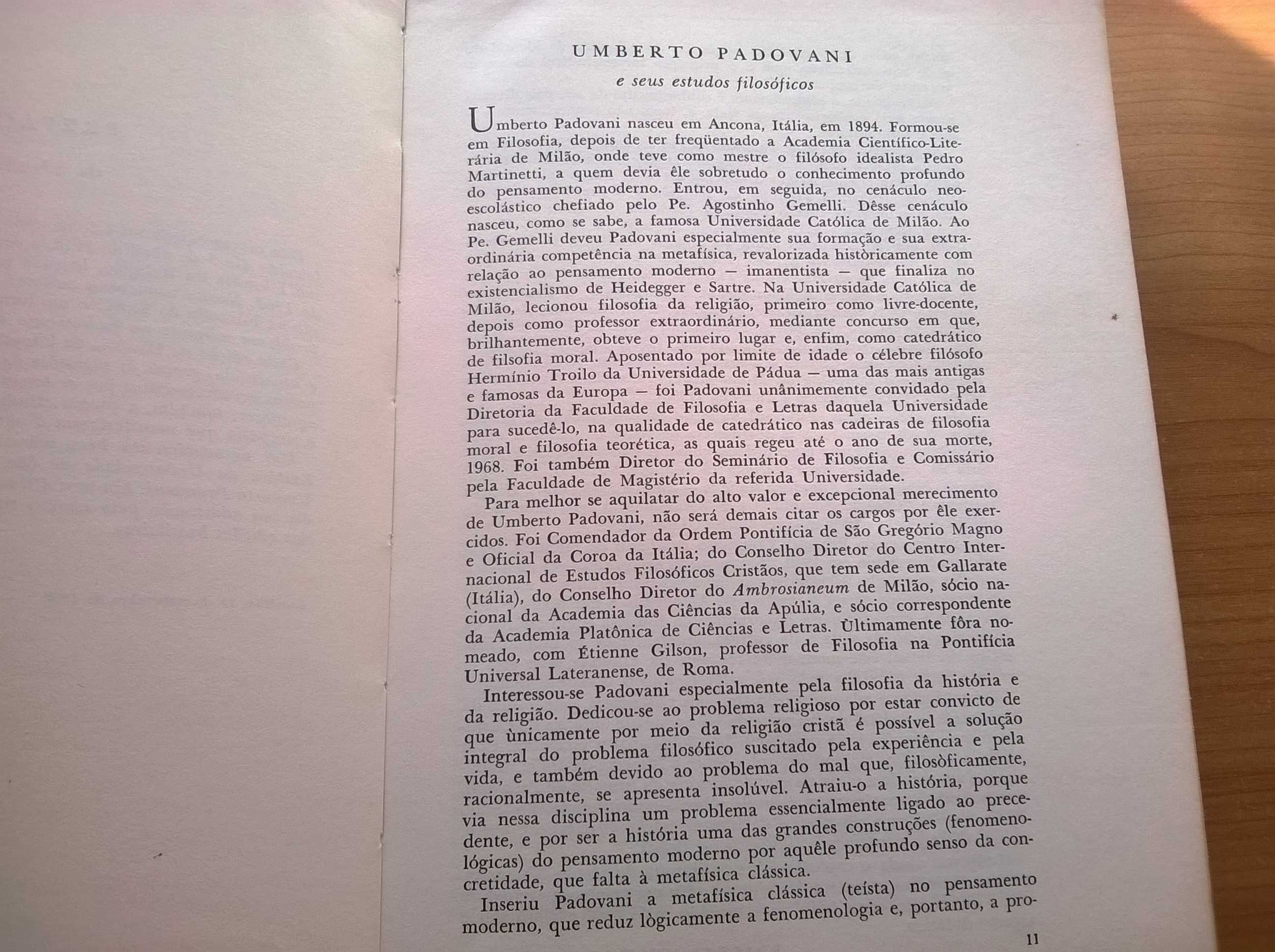 História da Filosofia - Umberto Padovani e Luís Castagnola