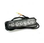 Stroboskop led niebieski 13cm 18W sterownik 12 trybów 12-24V metalowy