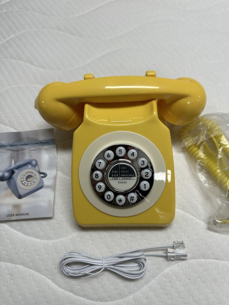 Nowy telefon retro stacjonarny