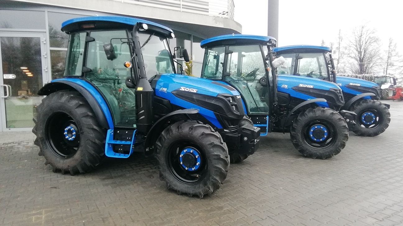 Ciągnik rolniczy SOLIS S75 4WD, 76 kM, klima, pneumatyka