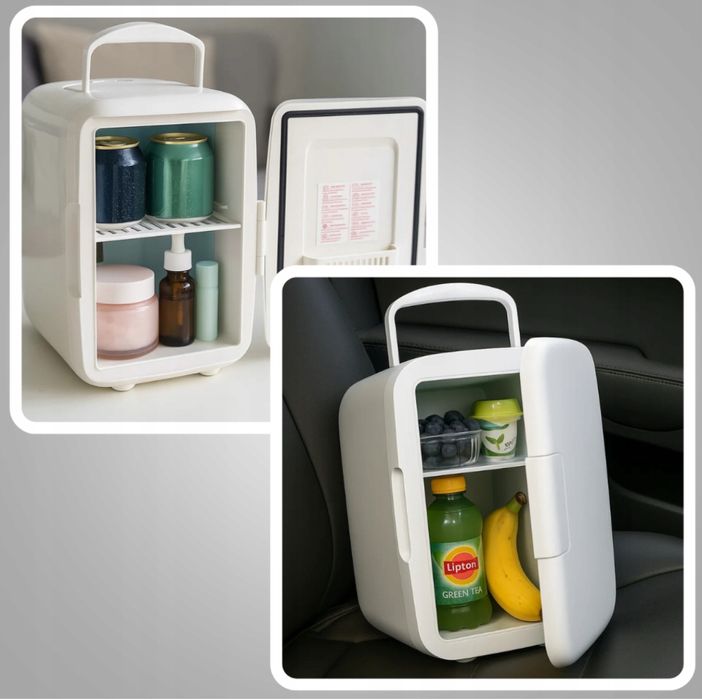 Lodówka Samochodowa Turystyczna 12V Przenośna Chłodzenie i Grzanie