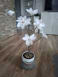 Kwiat  sztuczny magnolia 80 cm.