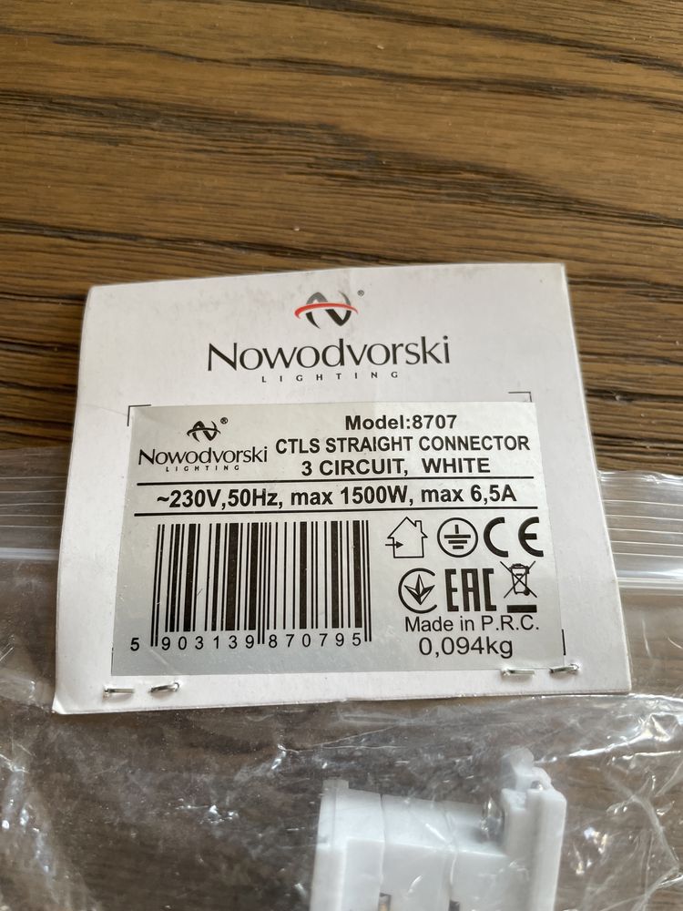 Nowodvorski łącznik prosty CTLS 8707