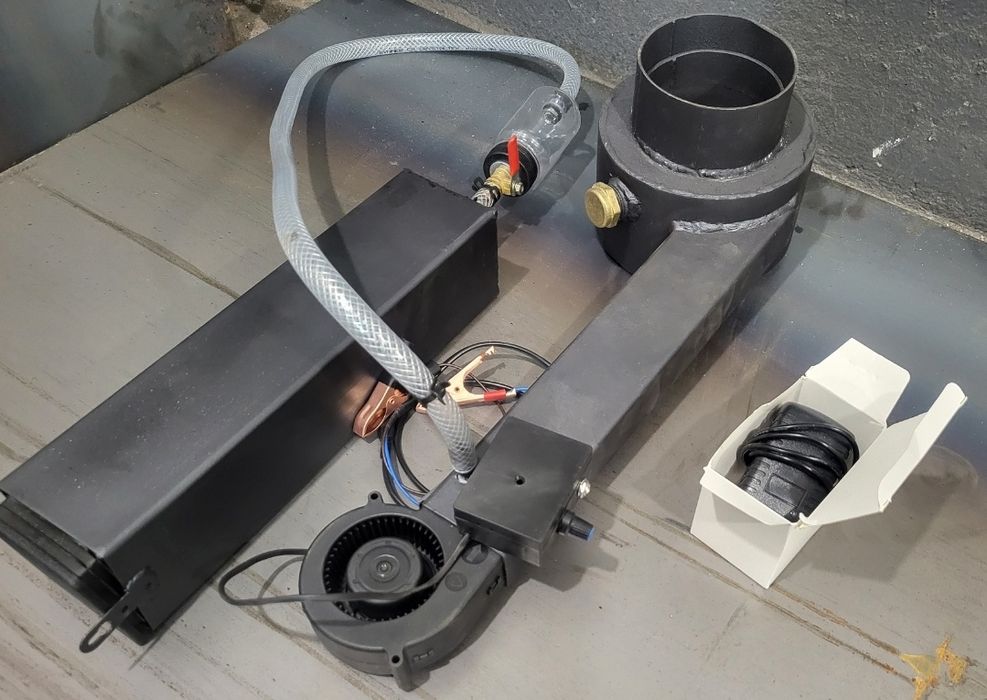 5-48кВт! Пальник на відпрацьованому маслі/ Горелка на отработке, Печь