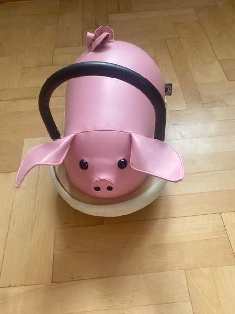 Jeździk Świnka średni Wheely Bug