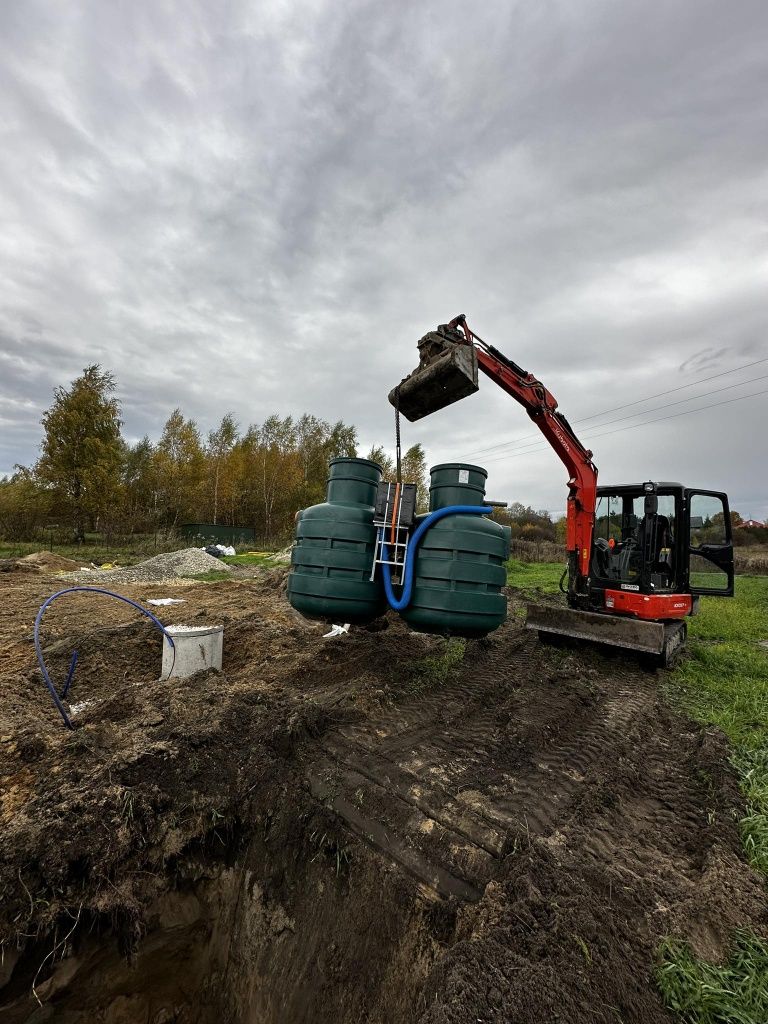 Przydomowa oczyszczalnia ekologiczna biologiczna zbiorniki na wode