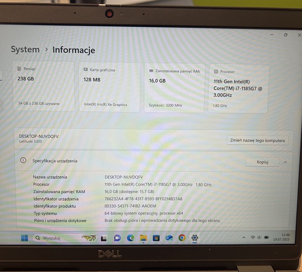 Dell Latitude 5320
