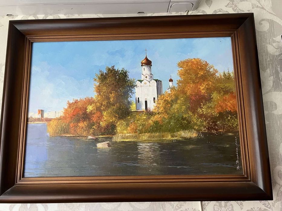 Картина «Монастырский остров», холст, масло