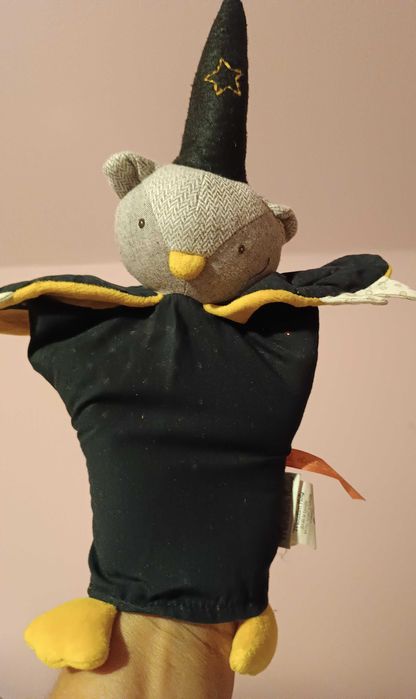 Pacynka na rękę SOWA MAGIK 32 cm Moulin Roty